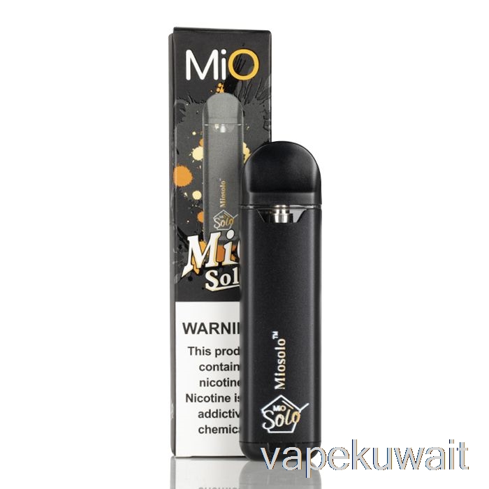 جهاز ميو سولو القابل لإعادة التعبئة، نظام Vape Pod باللون الأسود